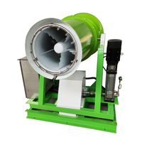 Usine directe 40m longue durée de vie brumisateur pompe à eau brumisateur canon anti-poussière canon à brouillard pour pulvérisateurs agricoles