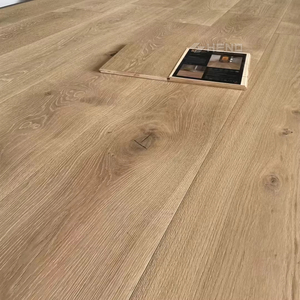 Parquet en <span class=keywords><strong>chêne</strong></span> blanc européen <span class=keywords><strong>massif</strong></span> à larges lames, bois d'ingénierie, système à rainures et languettes, pour décoration intérieure - Product Image 1