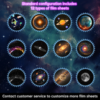 Offre Spéciale Projecteur de Planétarium Ultra Réaliste Rotatif 360 HD Focus Sky Star Moon Galaxy Night Projector Light avec 12 Films