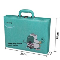 Boîte de rangement de luxe portable vide, style personnalisable pour Mahjong, échecs, jetons de poker, organisation quotidienne, emballage cadeau de vacances