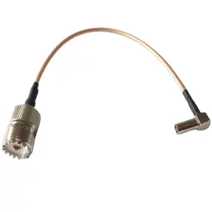 UHF Female Ke MS-147(06) Kabel Konektor RG316 Kabel Pigtail Panjang 20CM