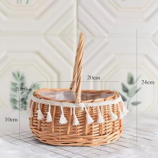 Panier de fleurs ovale princesse (grand)
