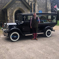 Voiture funéraire moderne avec rétroviseur latéral, châssis Austin, mini-voiture électrique d'occasion, voiture de club classique à vendre XCEGO