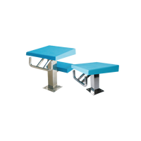 Plateforme de départ pour piscine de compétition en acier inoxydable 304, plateforme de saut pour piscine, plateforme de plongée