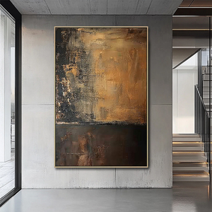 Tùy Chỉnh Bán Buôn Handmade Trang Chủ Trang Trí Lớn Vải Tác Phẩm Nghệ Thuật Trừu Tượng Sơn Dầu Tường Nghệ Thuật Vẽ Tay Kết Cấu Hình Ảnh - Product Image 4