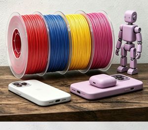 เส้นพลาสติก TPU Matte 80A สำหรับเครื่องพิมพ์ 3 มิติ ยืดหยุ่น ทนทานต่อแรงกระแทก เรียบเนียน ไม่ติดขัด ไม่เป็นเส้น ไม่โก่งงอ ตัวอย่าง 200 กรัม - Product Image 4