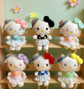 Peluche Hello Kitty da appendere, 13 cm, per bambine dai 2 ai 4 anni, morbido animale di peluche con imbottitura in cotone PP - Product Image 2