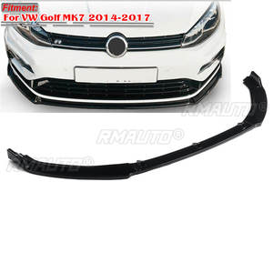 3pcs <b>Car</b> Front Bumper Splitter Lip Spoiler <b>Diffuser</b> Protector Guard Cover Trim <b>for</b> VW <b>for</b> Golf MK7 2014-2017 - Product Image 2