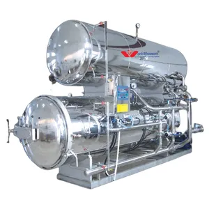 Cheap Price Automatically Water Spraying Drinking Sterilized Machine Canned Food Retort Sterilizer