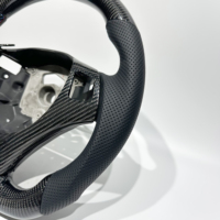 Volant de course en fibre de carbone noir tricolore Simply Style pour BMW 2006-2013 E90 E91 E92 M3 Coupé - Amélioration de l'intérieur