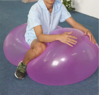 Ballon à bulles rempli d'eau de 45 cm, jouet promotionnel, ballon de plage gonflable amusant, ballon en gelée pour fête en plein air ou en intérieur