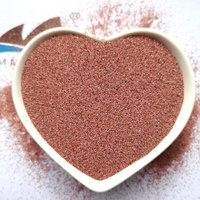 Sable de grenat rose naturel 80-100 mesh pour machines de découpe au jet d'eau, abrasif de sable de grenat pour verre, métal, marbre et acier