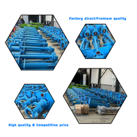 Pompe centrifuge submersible efficace pour boues, pompe à boues verticale sous-jambe pour drainage et dragage