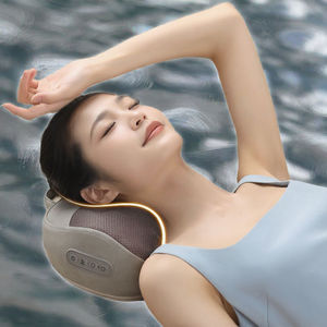 Oreiller de massage chauffant électrique Shiatsu amélioré avec contrôle de la minuterie pour la taille, le dos, le cou - Nouveau design - Product Image 3