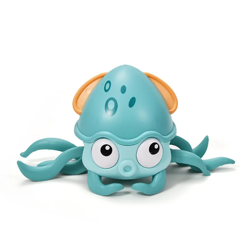 Kunststoff Badezimmers pielzeug erleichtern Octopus Clockwork Wind Up Animal Amphibious Wasserdichtes Wasser & Land Octopus Bades pielzeug
