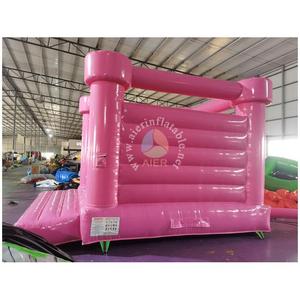 Château gonflable rose commercial pour fêtes et mariages – <span class=keywords><strong>Location</strong></span> de structures gonflables pour événements - Product Image 5