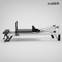 AUGER Machine de Pilates Reformer Commerciale en Aluminium, Équipement de Fitness Professionnel pour Studio, Lit d'entraînement du tronc