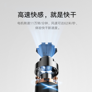 Hair Dryer High Speed Ionic DC Motor Concentrator And Diffuser Nozzle White Space Gray Electric Plug In - Product Image 4