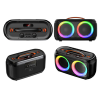 DG639 Super Bass, enceinte portable puissante, Bluetooth, pour fêtes, DJ, musique HiFi, enceinte sans fil BT, radio FM/TF/USB/TWS/RGB