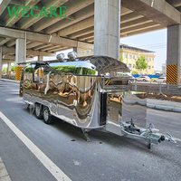 WECARE Carritos Foodtruck Mobile Boba Tea Beer Drink Bar Remorque Food Truck Dessert Ice Cream BBQ Food Trailers Entièrement équipés