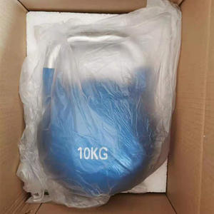 Besi cor ketel bobot Rusia Set lonceng Kettlebell inti perlengkapan olahraga Gym kompetisi Kettlebell - Product Image 5