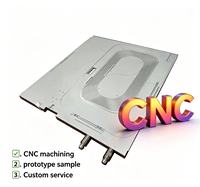 Plaque de refroidissement IGBT Dongguan, usinage CNC de métaux, plaque de refroidissement liquide en aluminium sur mesure pour pack de batteries au lithium