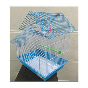 GA-2453 gabbia dell'uccello di 37*28*51cm per la gabbia variopinta del filo di metallo del pappagallo con l'alimentatore ed il bevitore - Product Image 1