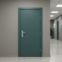 Porte d'entrée ignifugée moderne avec surface finie pour usage hôtelier, résidentiel et commercial