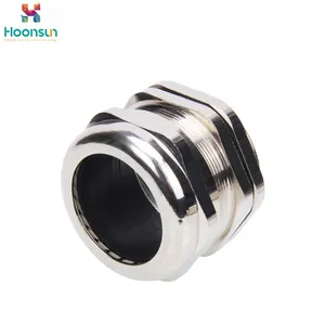 New Arrival Hoonsun HX-NPIP68 Waterproof Brass Cable Gland Stainless Steel M12 M16 PG NPT Thread Metal Cable Gland