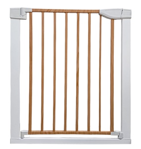 Barrière de sécurité intérieure pour bébé à double verrouillage et fermeture automatique en fer/plastique, installation facile, barrière de sécurité enfant, fixation par <span class=keywords><strong>pression</strong></span>, pour escaliers pour animaux domestiques - Product Image 3