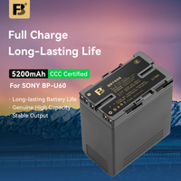 Charge de remplacement de batterie au Lithium d'appareil photo professionnel FB BP-U60 Compatible avec pour caméra de diffusion Sony Z280 X280 X160 X180