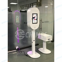 Photomaton miroir photomaton portable avec écran tactile Lcd pour photo de mariage avec coque d'imprimante photomaton avec flight case