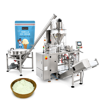 Machine d'emballage Doypack pour sachets stand-up, sachets à fermeture éclair, sachets plats, lait en poudre, protéines en poudre, assaisonnements en poudre