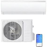AC Mini Split Hersense 12000 BTU 115V 20 SEER2, Bersertifikasi AHRI, Layak untuk Kredit Pajak Pompa Panas, WiFi Alexa Smart Inverter 60Hz