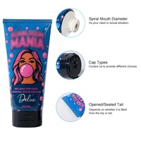 Tube souple personnalisé en aluminium et plastique pour cosmétiques, impression 3D, emballage de crème solaire, tube laminé en plastique pour crème corporelle et soins de la peau