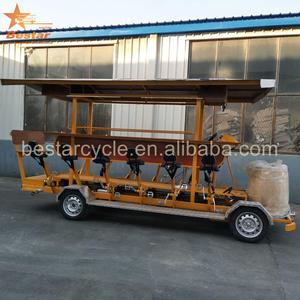 Vélo de ville Bestar à 3 vitesses, cadre en acier, freins à disque hydrauliques, fourche suspendue, capacité de charge de 1200 kg, idéal pour les fêtes, les pubs et la bière - Product Image 5