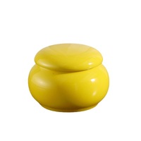 MSH Home Mini pot en céramique de 20ml fait main avec logo personnalisé pour thé aux bonbons en grains de café