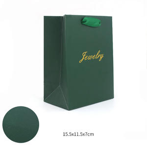 Caja de Regalo de Cartón de Lujo para Joyería, Pulseras, Anillos, Collares y Accesorios, con Logotipo Personalizado, Cuadrada, Verde y Roja - Product Image 6