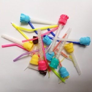 Material <span class=keywords><strong>dental</strong></span> desechable Impresión <span class=keywords><strong>dental</strong></span> Puntas de mezcla Verde/amarillo/marrón - Product Image 1