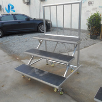 Prix bas et rehausseurs de choeur en aluminium mobiles de haute qualité scène de chœur de chœur pliante pour la célébration scolaire