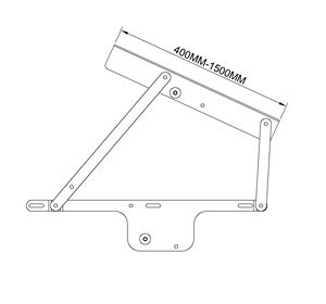 Mécanisme de levage de lit Murphy électrique fourni par l'usine DACHENG, ressort à gaz, actionneur linéaire à fermeture douce, lit ottoman, salon, dissimulation - Product Image 4