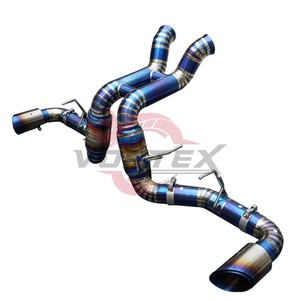 Tubo de Escape en H de Titanio Vortex para McLaren 570S, Estilo MSO, Sistema de Alto Flujo y Rendimiento, Acabado Azul Quemado, Garantía de 24 Meses - Product Image 5