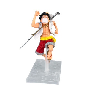 Anime japonés juguetes venta al por mayor una pieza figura tres hermanos corriendo Luffy Ace Sabo PVC Anime figura - Product Image 3