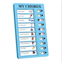 Tableau de suivi des tâches pour enfants Bview Art, tableau de suivi des habitudes, liste de routine quotidienne, tableau de récompenses pour les enfants, apprentissage à domicile