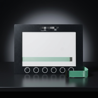 Clavier à membrane pour usine avec boutons graphiques en relief et panneau de touches