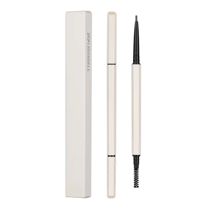 Double Ended Eye Brow Pencil With Brush OEM Wholesale Eyebrow Pencil Private Label Eyebrow Pencil