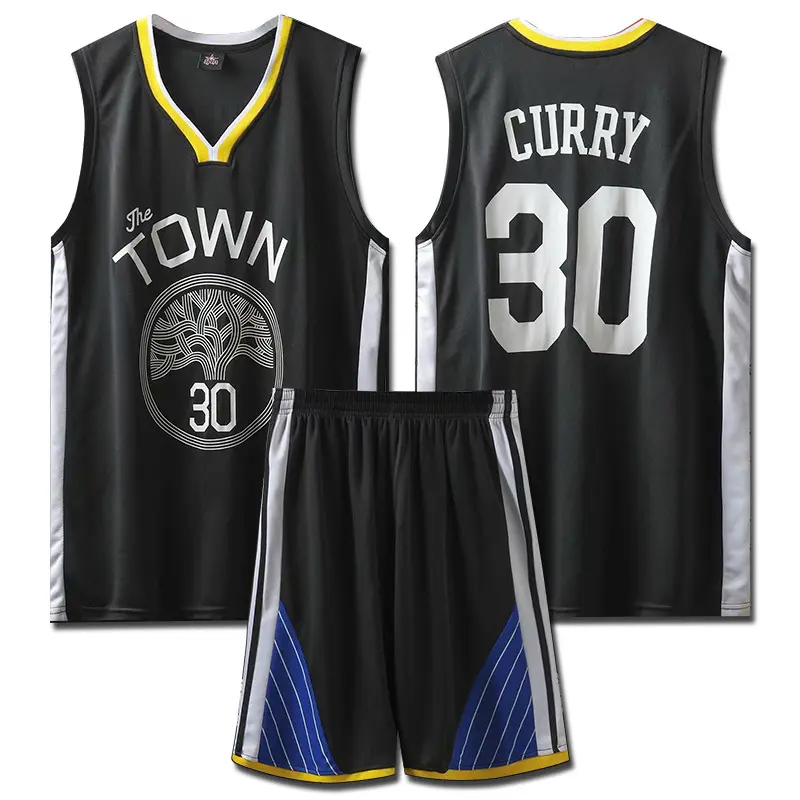 Conjunto de traje de baloncesto de campo de entrenamiento de camiseta de baloncesto para adultos de secado rápido al por mayor
