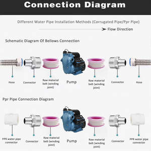 बड़े प्रवाह उच्च लिफ्ट भारी शुल्क जुड़वां पीतल के इंपेलर्स ने लोहे की गहरी स्व-प्रिमिंग पंप डाली - Product Image 6