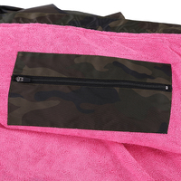 Prix d'usine, poncho de surf à capuche surdimensionné coupe-vent, serviette de plage à capuche, serviette de plage en microfibre, écologique