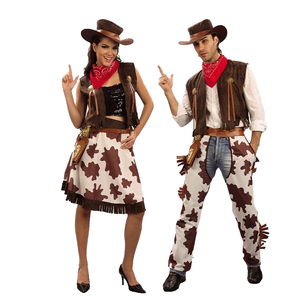 Disfraz <span class=keywords><strong>de</strong></span> Vaquero Unisex para Adultos, para Fiestas <span class=keywords><strong>de</strong></span> Carnaval <span class=keywords><strong>de</strong></span> Halloween, con Sombrero, Accesorios y Diseño <span class=keywords><strong>de</strong></span> Anime Animal para Hombres - Product Image 4
